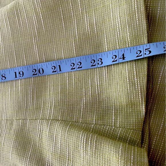 Judith Hart Collection Kohlrabi Green A-Line flared midi skirt fully lined Sz 16 - Picture 8 of 8